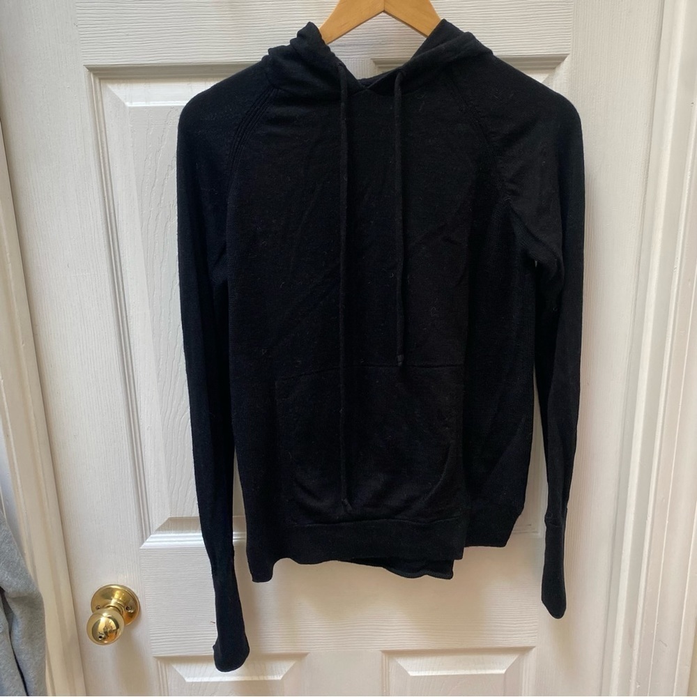 lululemon athletica Black Lightweight Hooded Sweatshirt